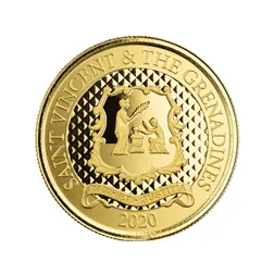 2020 Ec8 St Vincent & The Grenadines "pax Et Justitia" 1 Oz Silver Color Coin (copy)