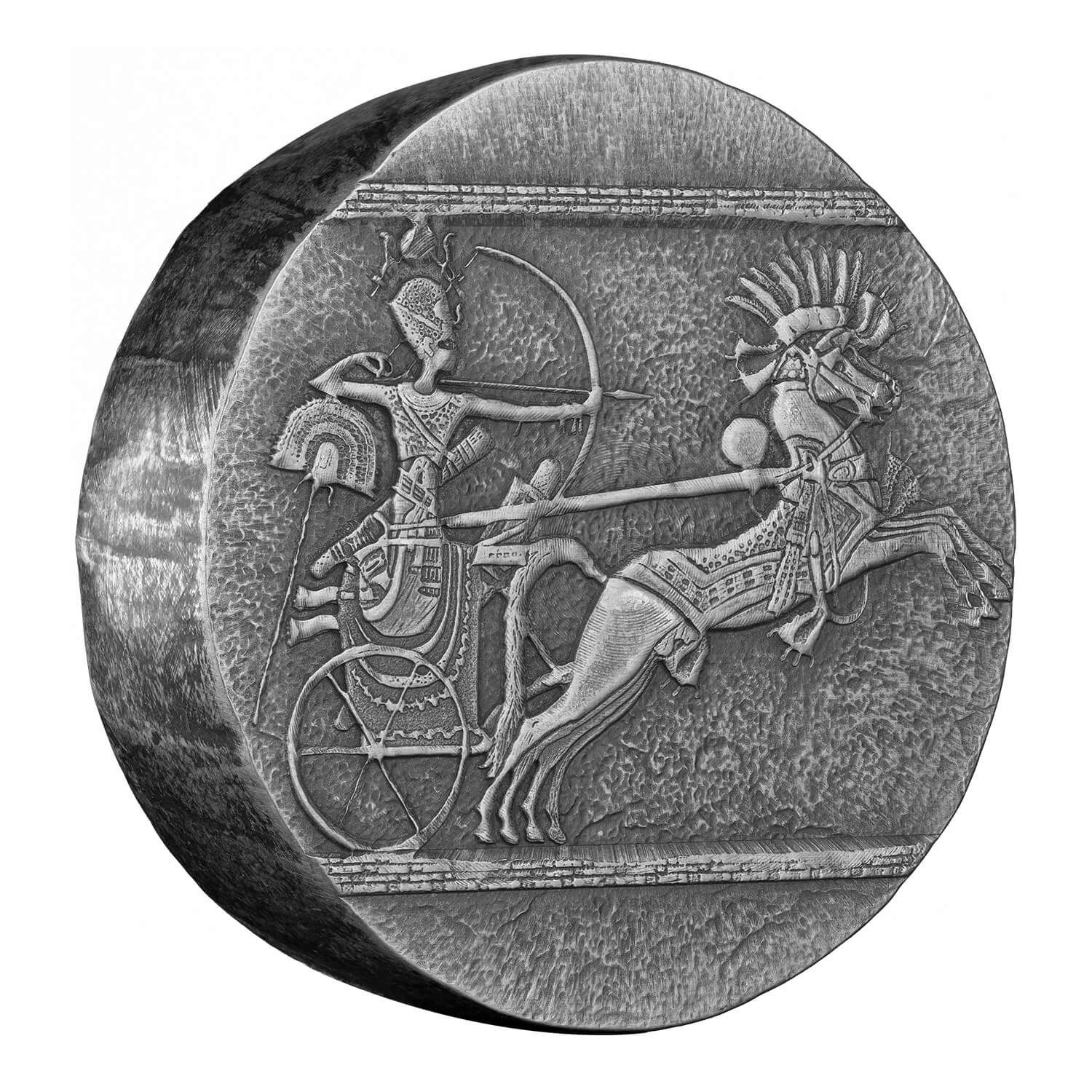 2020 ERS Chariot of War 5 oz Antiqued Silver Coin
