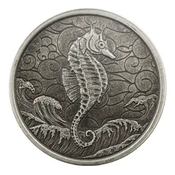 2020 Samoa Seahorse Antique 03