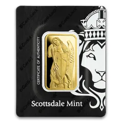 Archangel Michael 1 Oz .9999 Gold Bar