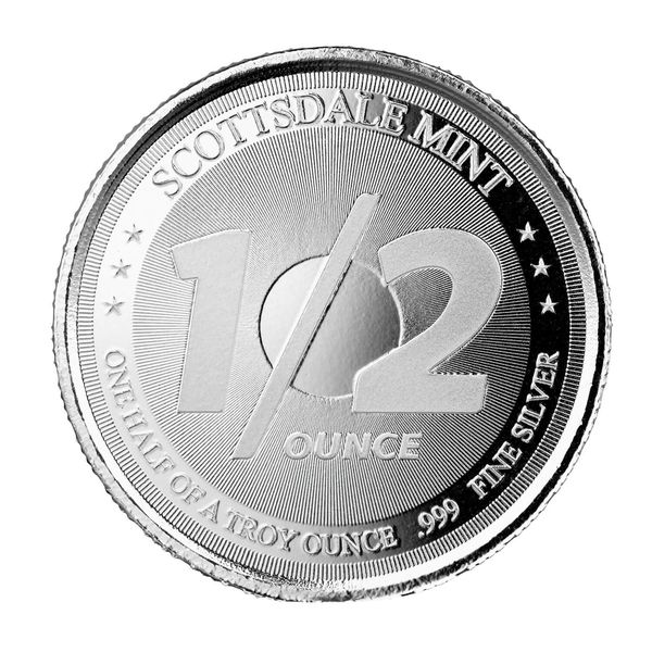 1/2 oz Silver Rounds Scottsdale Mint
