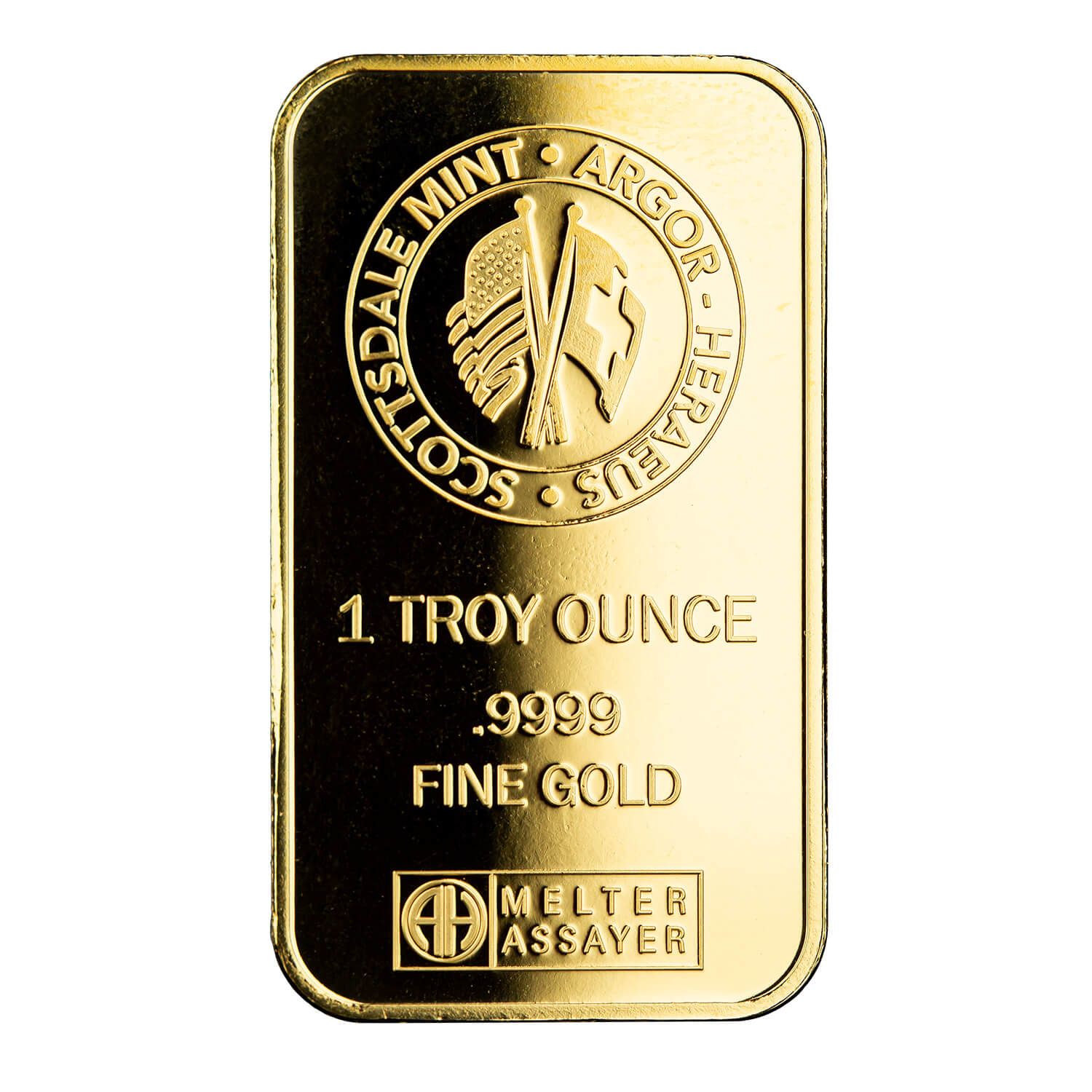 2021 Year of the Ox 1 oz Gold Bar | Scottsdale Mint