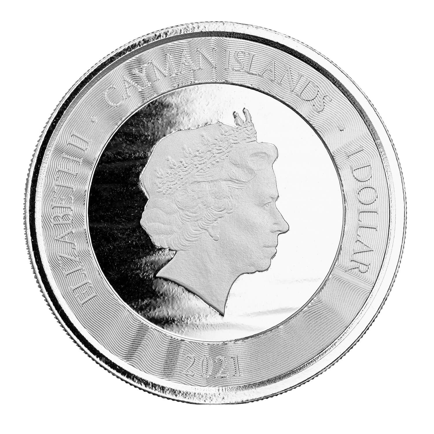 Buy 2021 Cayman Islands Marlin 1 oz Silver Coin by Scottsdale Mint