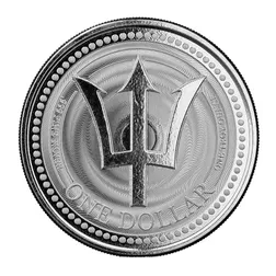 2021 Barbados Trident 1 Oz Silver Coin (copy)