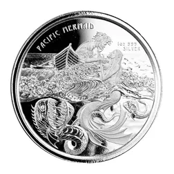 2018 Fiji Mermaid Rising 1 Oz Silver Coin (copy)