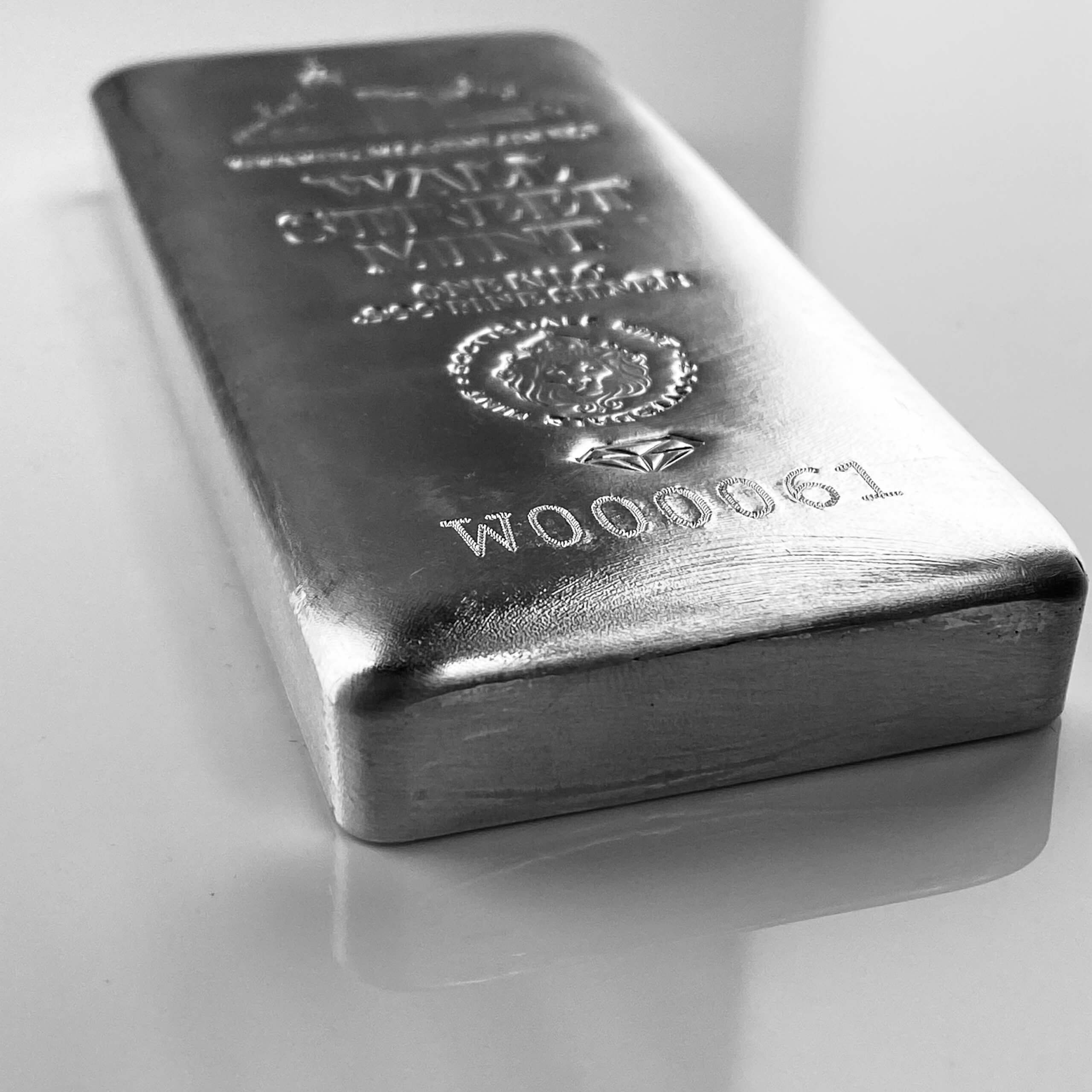 Buy the Wall Street Mint Silver Kilo Bar by Scottsdale Mint