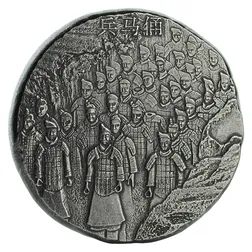 2020 Fiji Terracotta Warriors 5 Oz Silver Coin