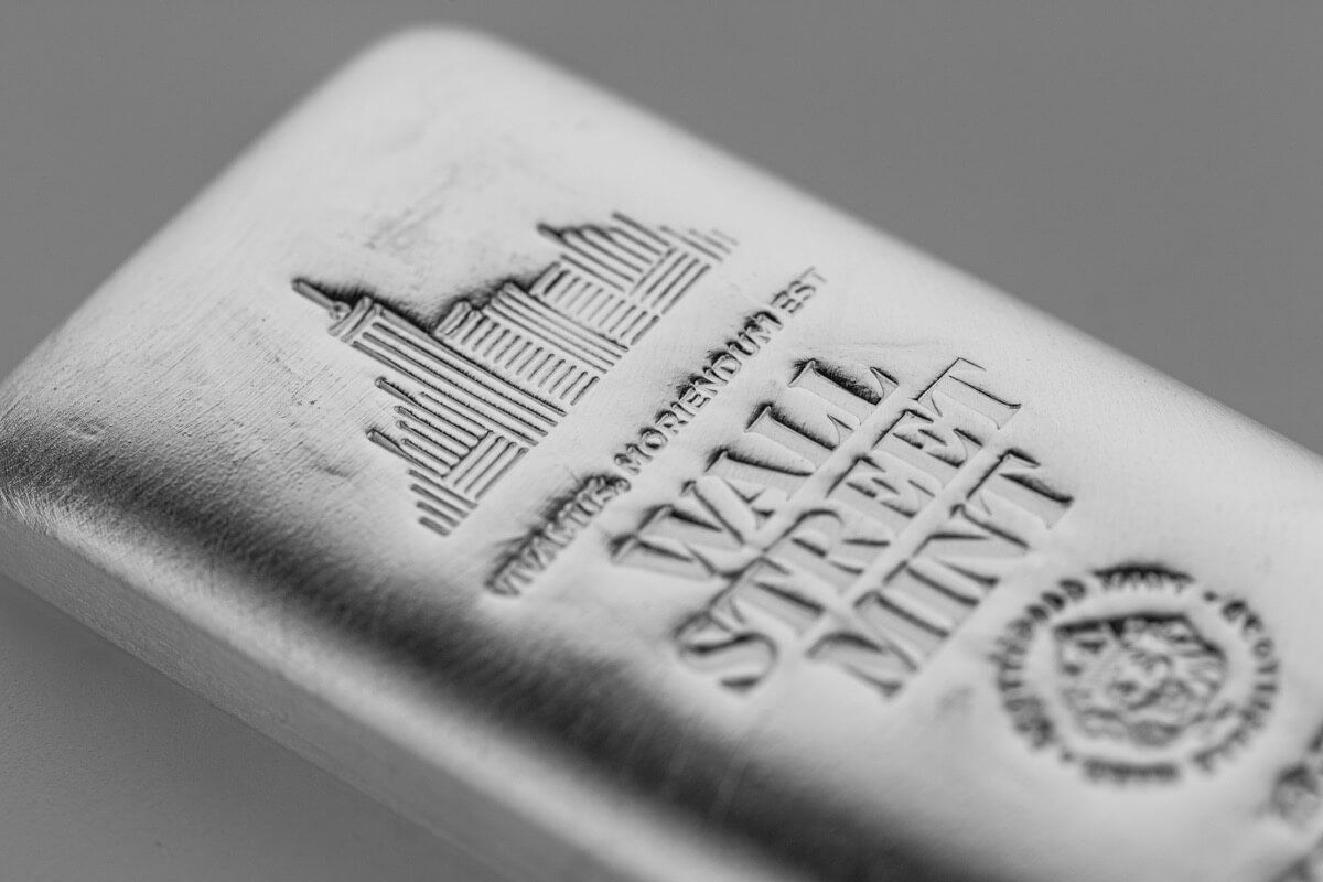 10 oz Silver Bar | Wall Street Mint Silver | Scottsdale Poured