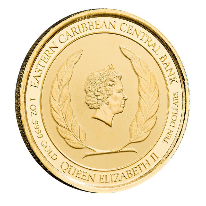 Shop 2021 EC8 St Lucia 1 oz Gold Coin