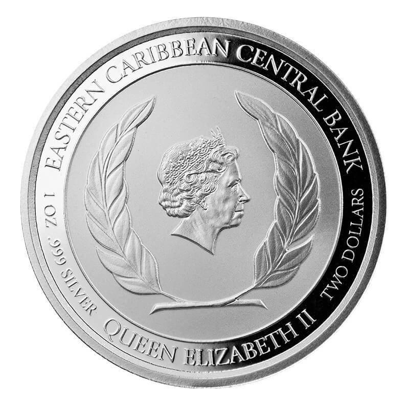 2021 EC8 Montserrat 1 oz Silver Color Coin | Scottsdale Mint