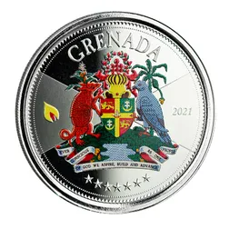 2021 Ec8 Grenada 1 Oz Silver Color 2