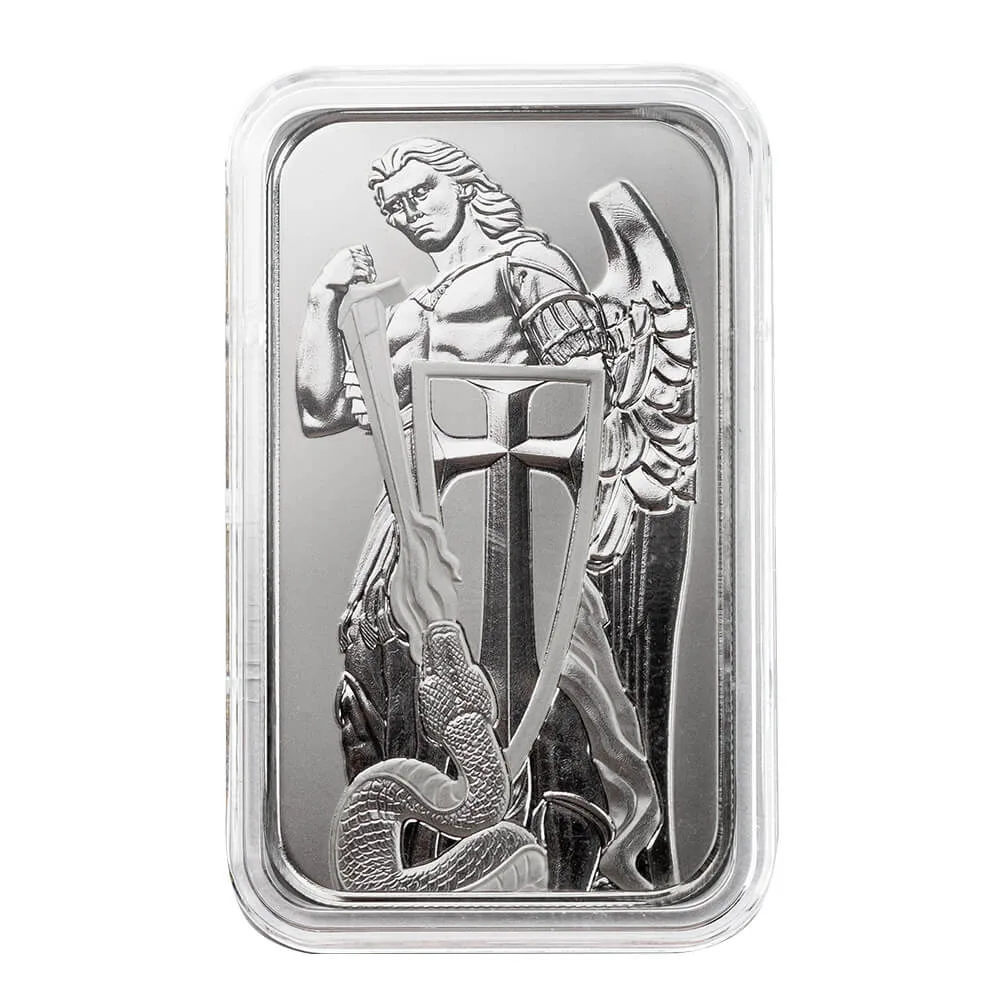 Buy the Archangel Michael 1 oz Silver Bar
