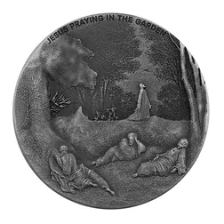 2021 Biblical Series | Jesus Praying In the Garden 2 Oz Silver Coin