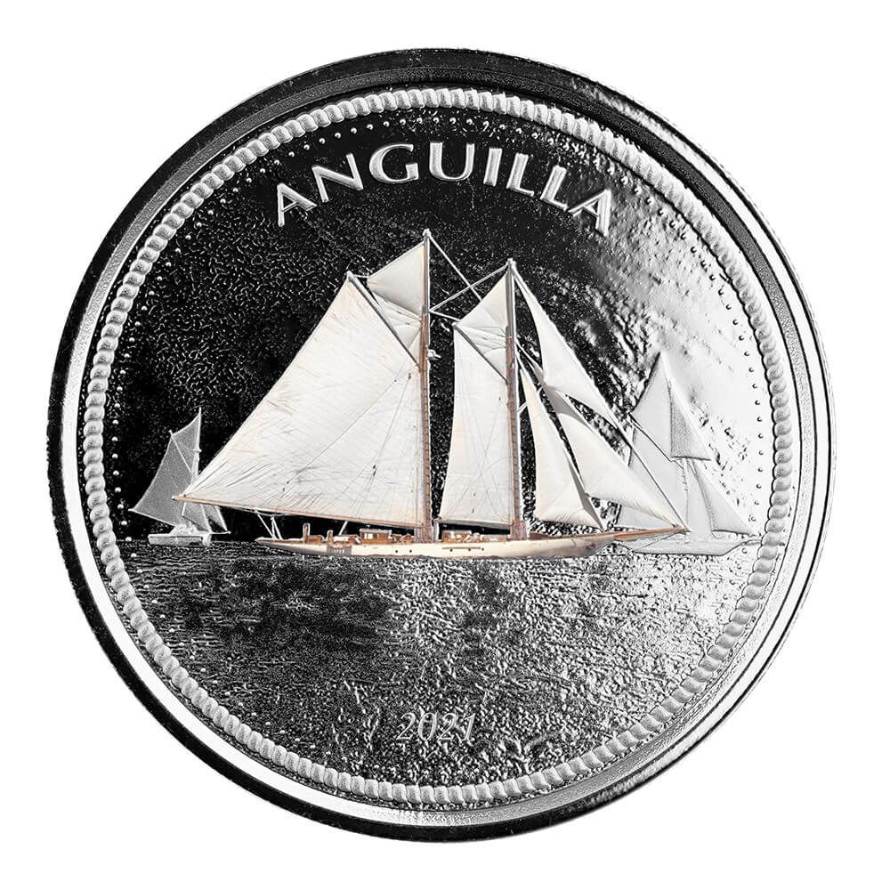 2021 EC8 Anguilla 1 oz Silver Color Coin | Scottsdale Mint