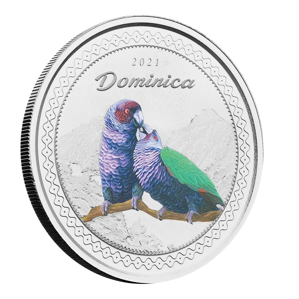 2021 EC8 Dominica 1 oz Silver Color Coin