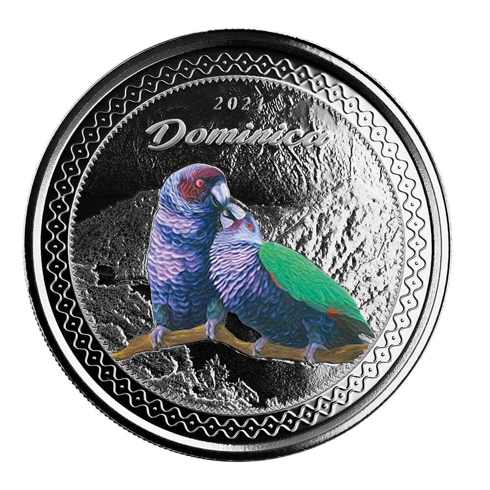 2021 EC8 Dominica 1 oz Silver Color Coin