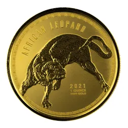2021 Scottsdale Mint Ghana Leopard 1 Oz Gold Proof 01