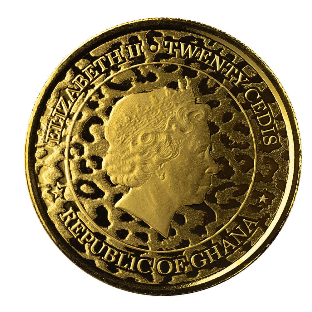 Buy 2021 Ghana African Leopard 1 oz Gold Proof Coin by Scottsdale Mint