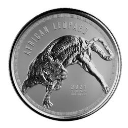 2021 Scottsdale Mint Ghana Leopard 1 Oz Silver Bu 01