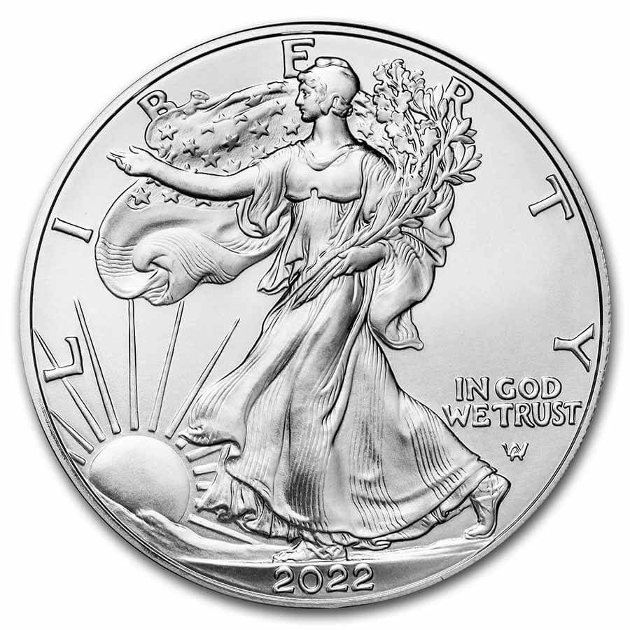 2022 American Silver Eagle 1 oz Silver Coin