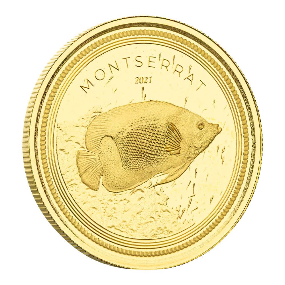 Shop 2021 EC8 Montserrat 1 oz Gold Coin