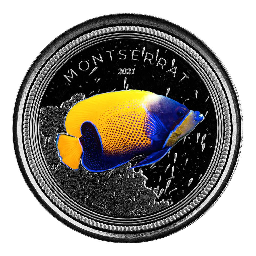 2021 EC8 Montserrat 1 oz Silver Color Coin 2021 EC8 Montserrat 1 oz Silver Color Coin