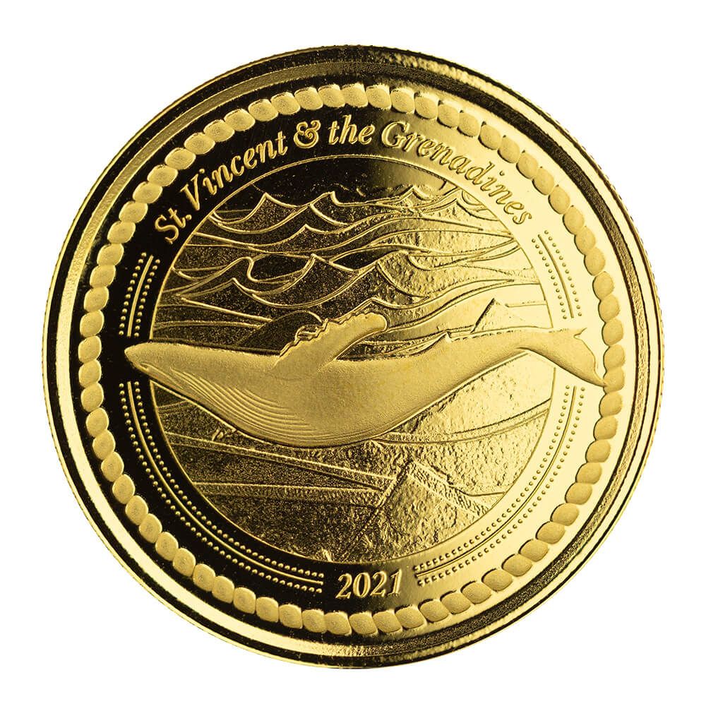 SEACRET ゴールドコア ゴールドライン　新品未開封　超希少 Shop 2021 EC8 St Vincent 1 oz Gold Coin