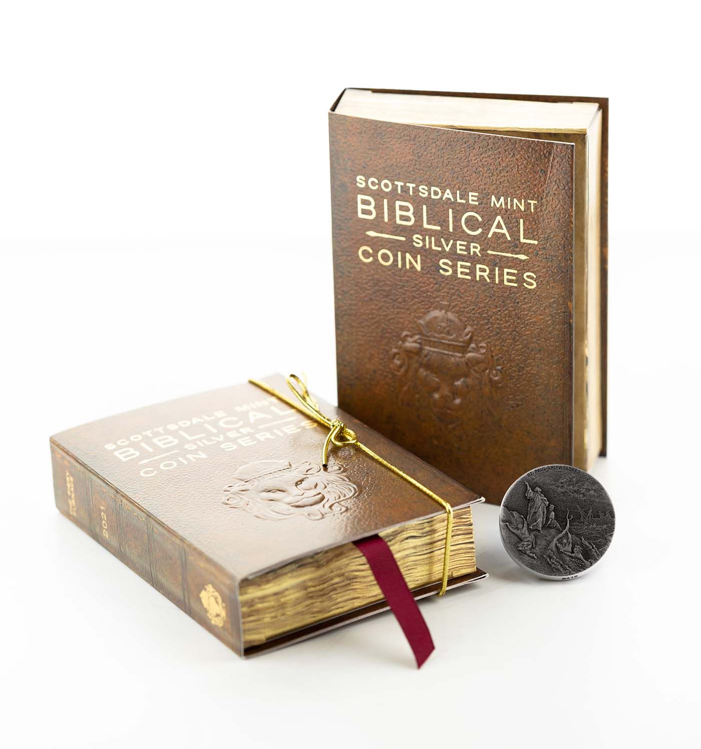 【Paul Dobe: Photographische ......】新品未開封 2021 Biblical Series | St Paul Shipwrecked 2 oz Silver Coin by