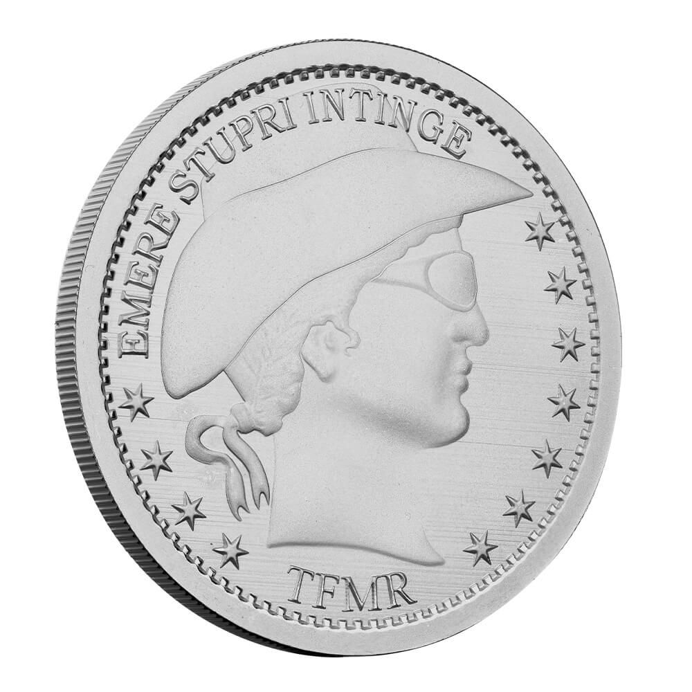 Official TF Metals Report 1 oz Silver Round