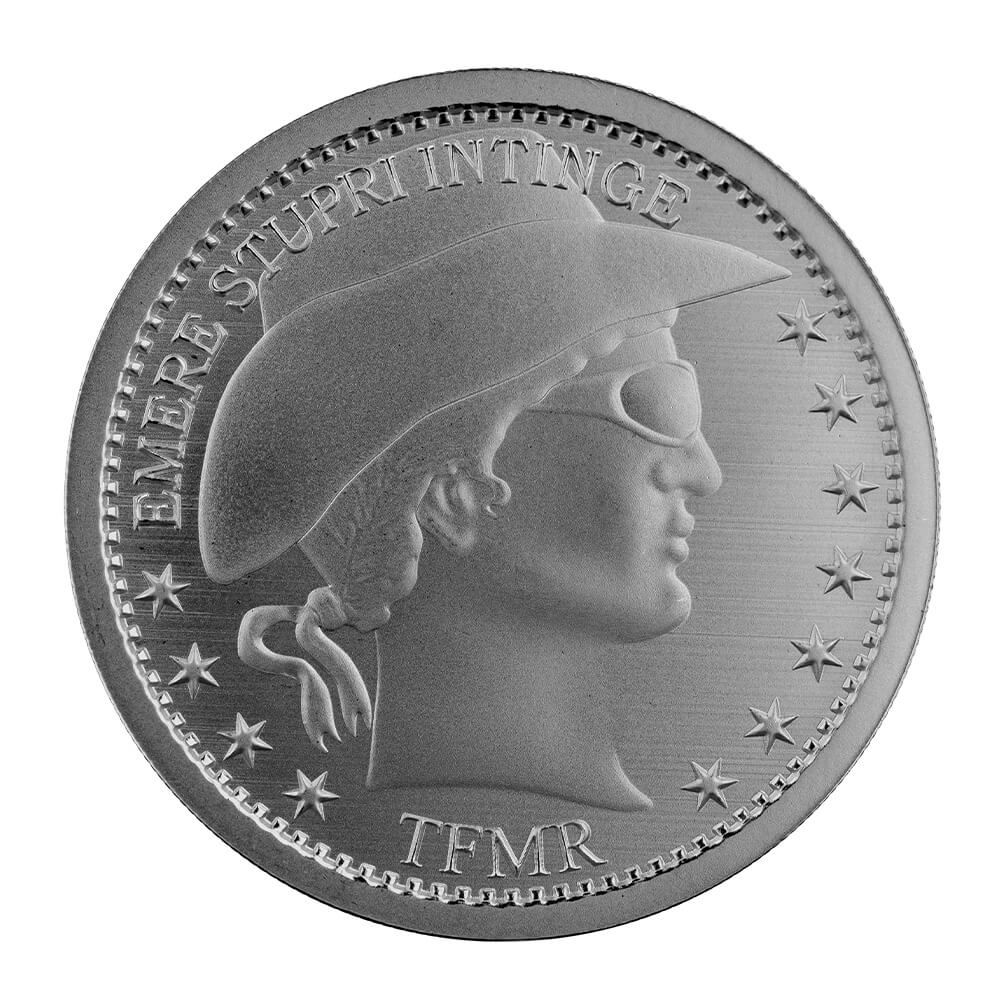 Official TF Metals Report 1 oz Silver Round