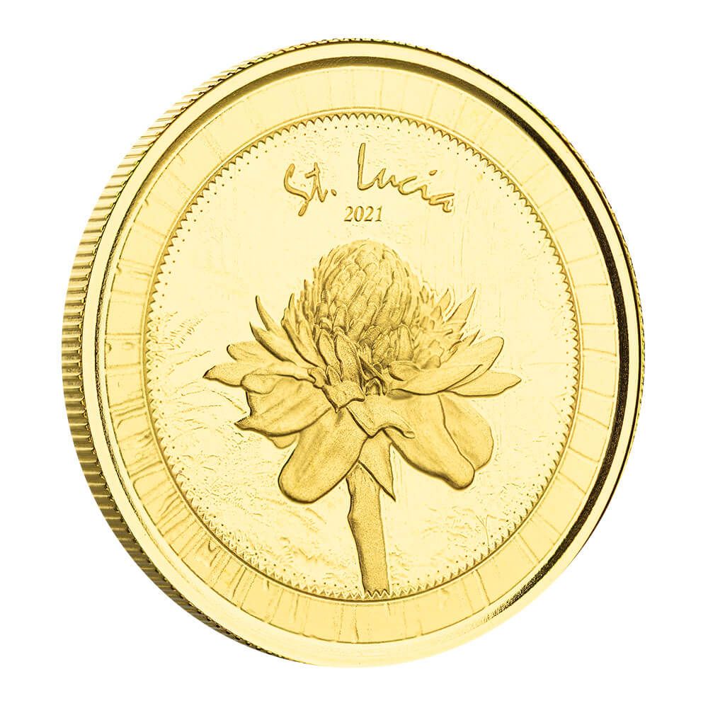 Shop 2021 EC8 St Lucia 1 oz Gold Coin