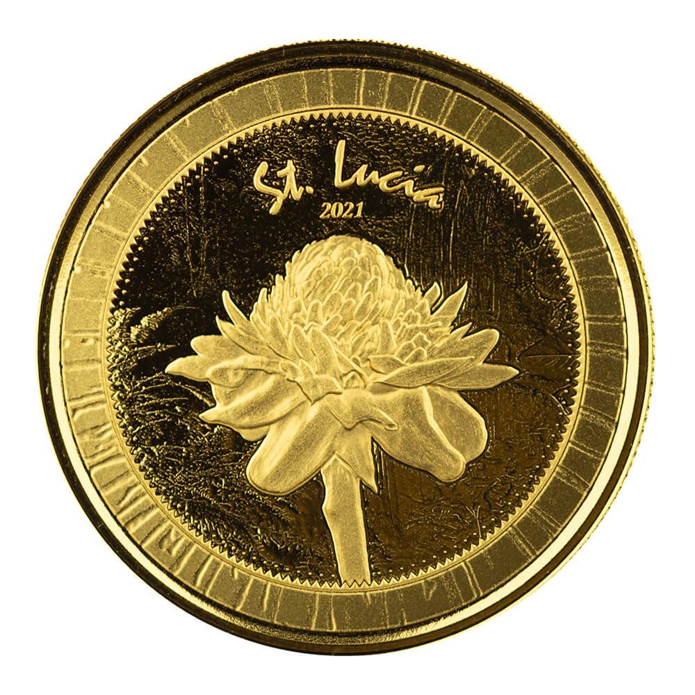 2021 EC8 St Lucia 1 oz Gold Coin