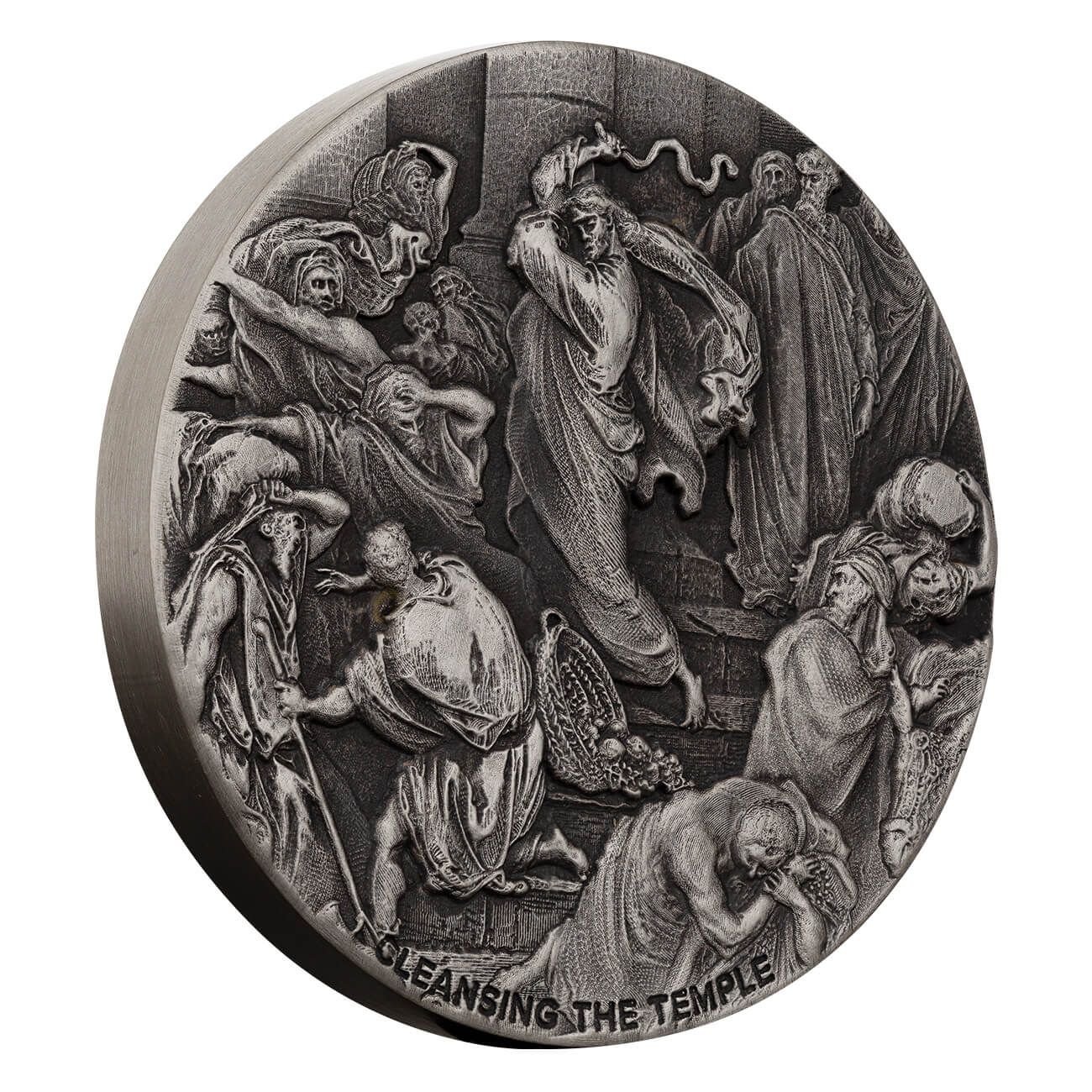 Shop 2022 Biblical Series Coins | Cleansing The Temple 2 oz Silver
