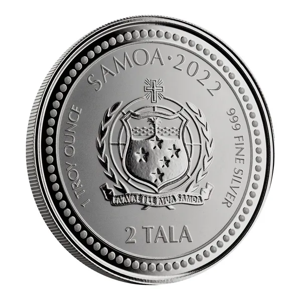 2022 Samoa Jesus Collection Christ The Light 1 Oz 999 Fine Silver Bu Coin 01