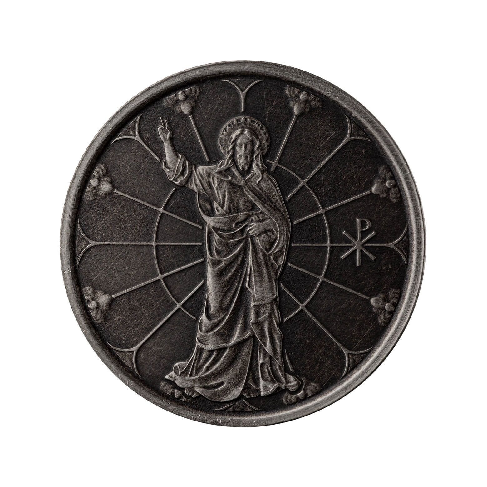 2022 Samoa Jesus Collection Light of Christ 1/2 oz Silver Antique Coin