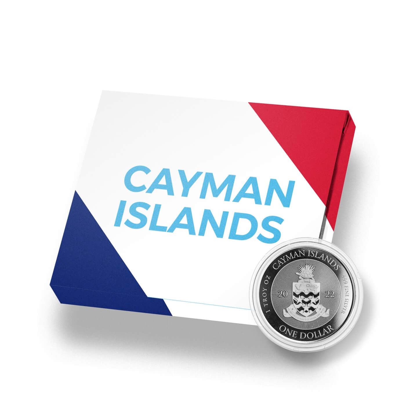 2022 Cayman Islands CIMA 25th Anniversary 1 oz Silver Proof Coin