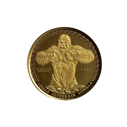 2022 Congo Gorilla Tenth Oz Gold Coin Scottsdale Mint 04