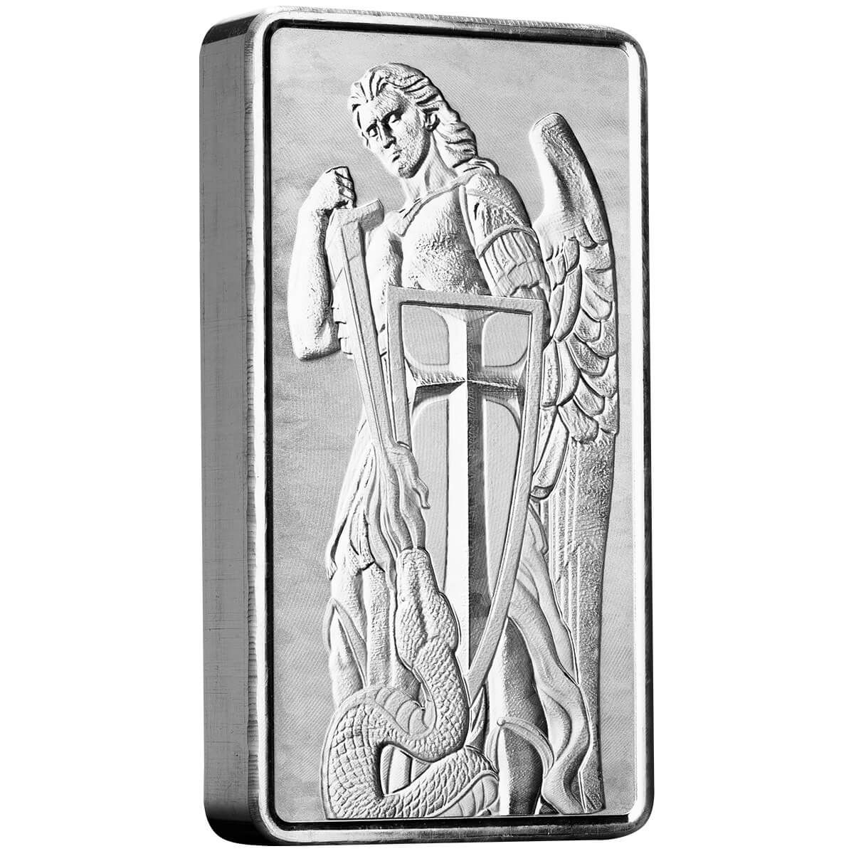 Archangel Michael 10 oz Silver Bar
