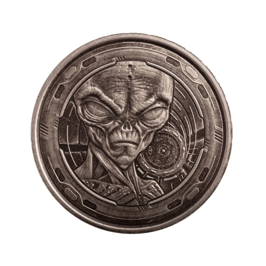 2022 Ghana Alien Silver 4 Coin Half oz Set