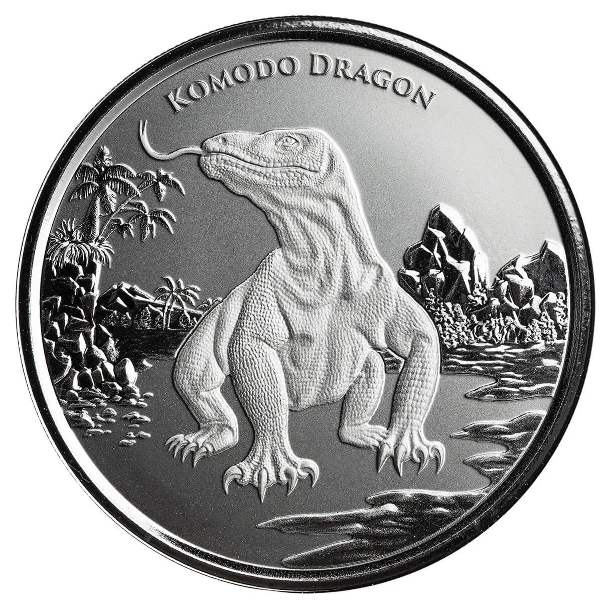 2022 Tokelau Komodo Dragon 1 oz Silver Bu Coin