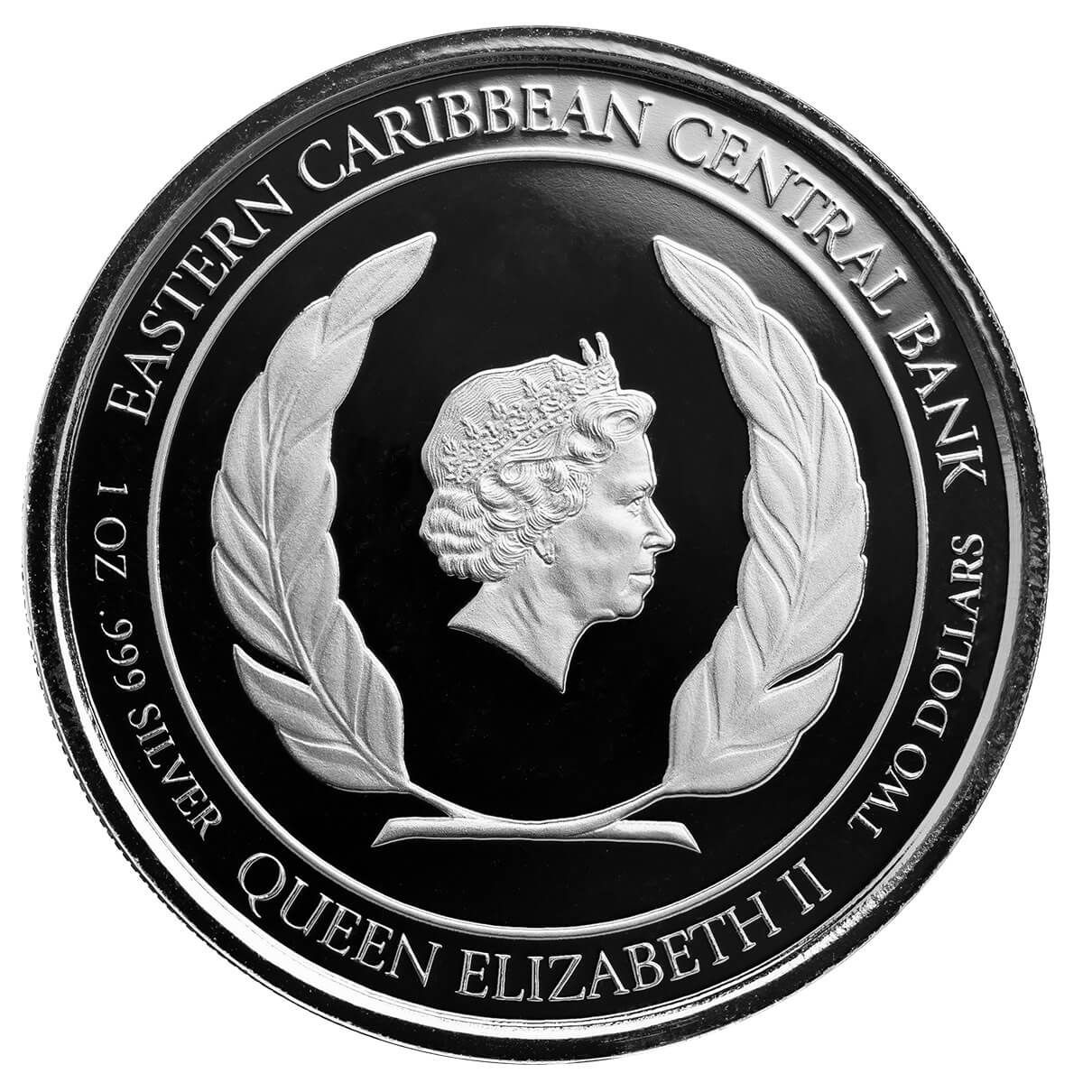 2022 EC8 Anguilla 1 oz Silver Color Coin 2022 EC8 Anguilla 1 oz Silver Color Coin