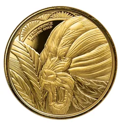 2022 Scottsdale Mint Cameroon Mandrill 1 Oz Gold Coin 04