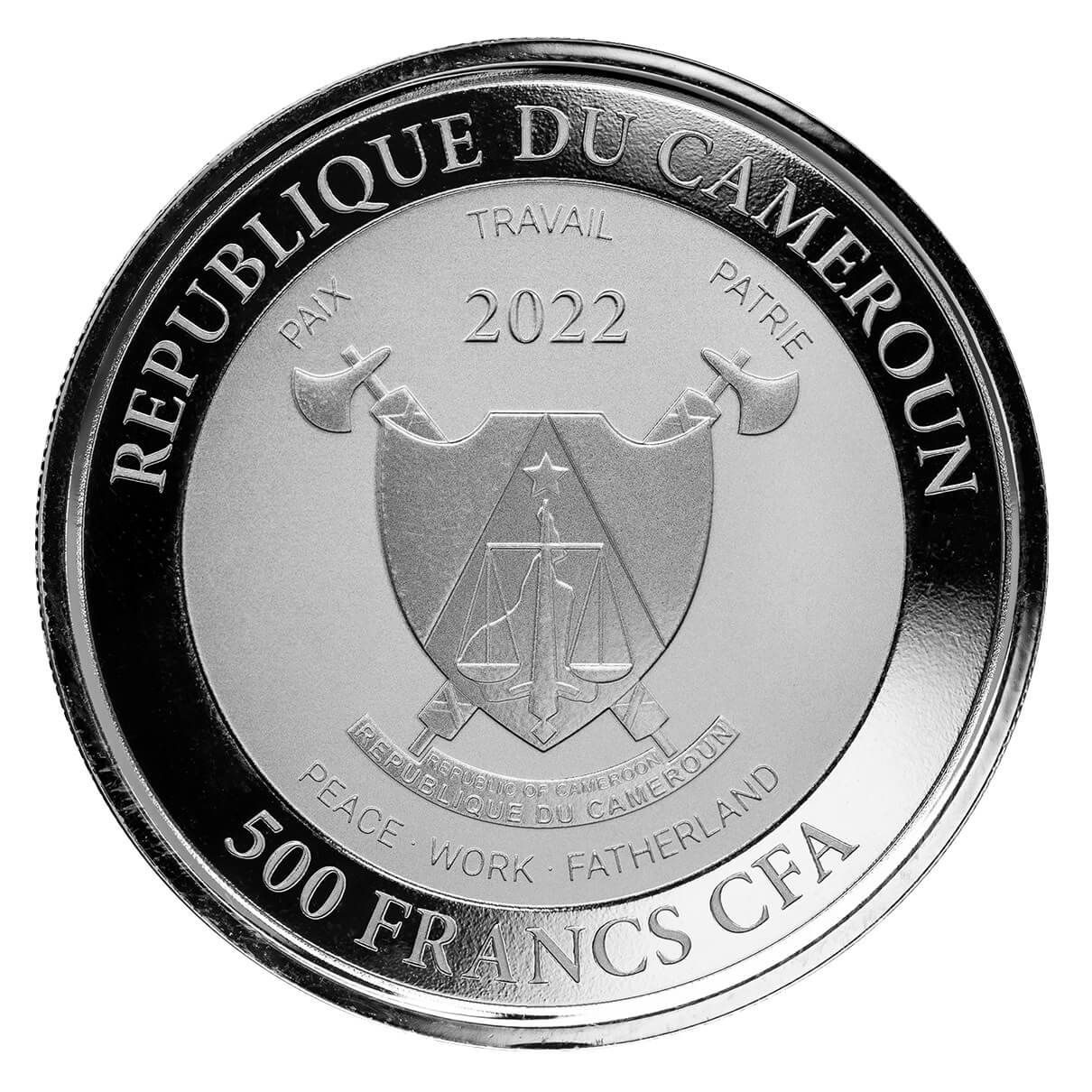 2022 Cameroon Mandrill 1 oz Silver Coin | Scottsdale Mint
