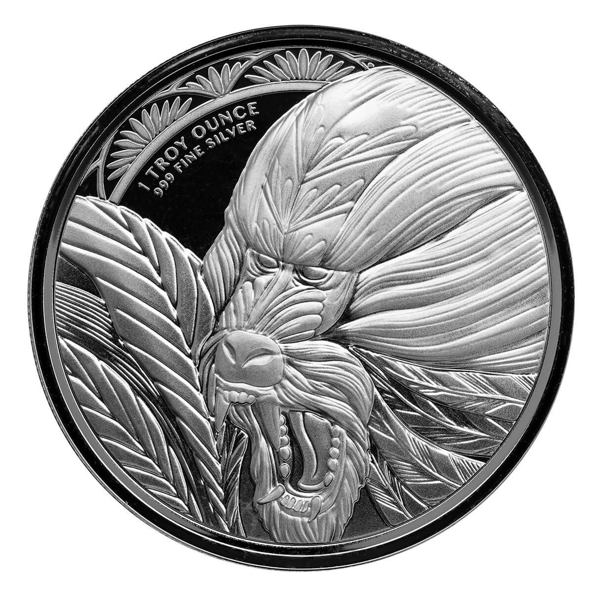 カメルーン マンドリル 銀貨 2020年 1オンス Shop 2022 Cameroon Mandrill 1 oz Silver Coin from Scottsdale