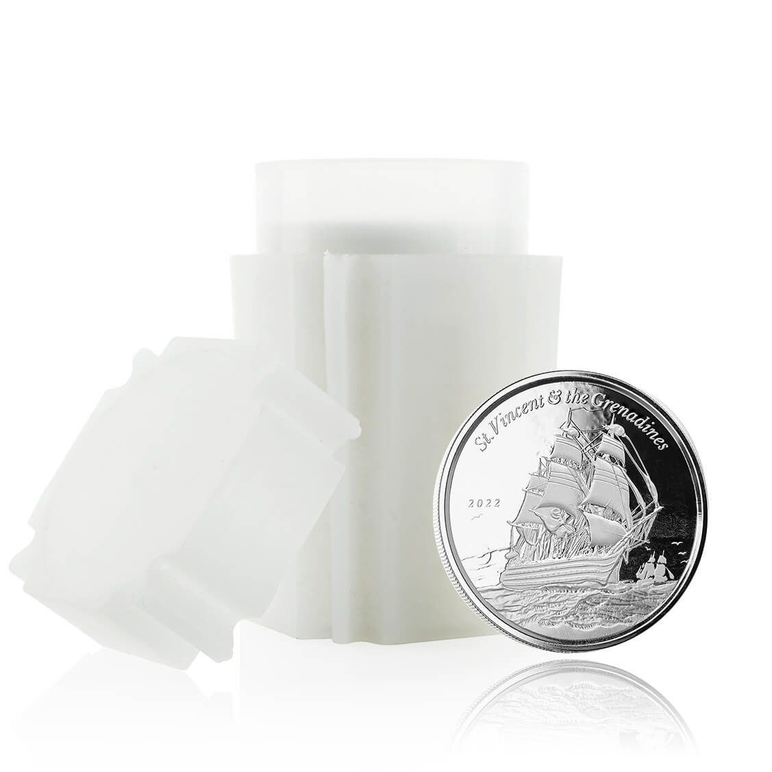 2022 EC8 St Vincent 1 oz Silver Coin Tubes