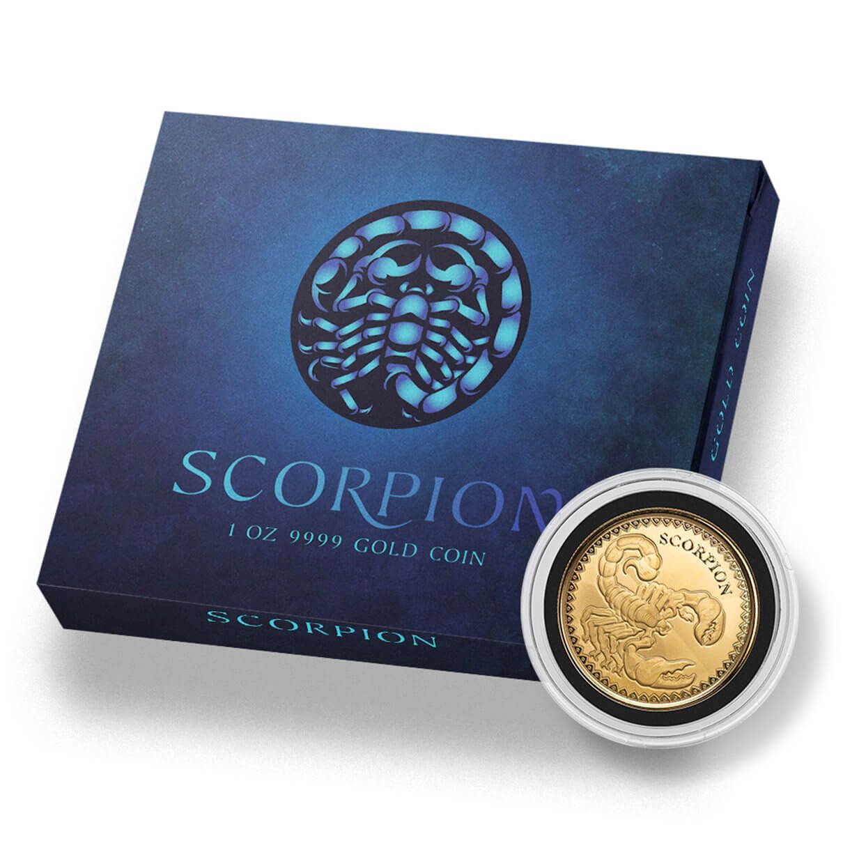 2022 Chad Scorpion 1 oz Gold Proof Coin