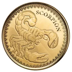 2022 Scottsdale Mint Republic Of Chad Scorpion 1 Oz Gold Proof Coin 06