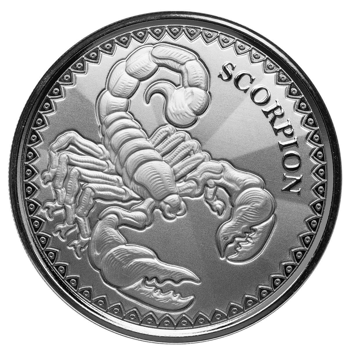 2022 Chad Scorpion 1 oz Silver Proof Like Coin | Scottsdale Mint 2022 Chad Scorpion 1 oz Silver Proof Like Coin | Scottsdale Mint