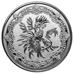2022 Samoa Sea Dragon 1 Oz 999 Silver Proof Like Coin Scottsdale Mint 04