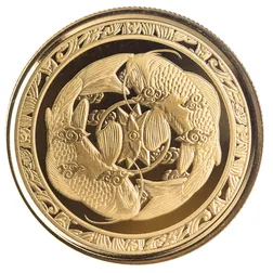 2023 Fiji Koi Fish 1 Troy Oz 9999 Fine Gold Proof Coin Scottsdale Mint 04